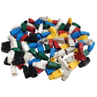 DATACOM RJ45 z osłoną bąbelkową BIAŁY (100szt)