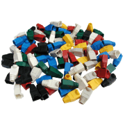DATACOM RJ45 z osłoną bąbelkową BIAŁY (100szt)