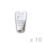 Zabezpieczenie DATACOM RJ45 z wycięciem BIAŁE (10szt)