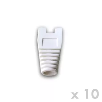 Zabezpieczenie DATACOM RJ45 z wycięciem BIAŁE (10szt)