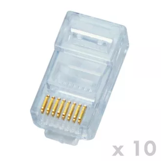 DATACOM RJ45 UTP 8p8c złącze Cat5e 10szt (przewód)