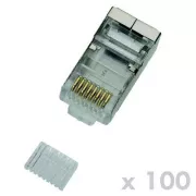 DATACOM Złącze RJ45 STP 8p8c Przewód Cat6 100szt