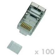 DATACOM Złącze RJ45 STP 8p8c Przewód Cat6 100szt
