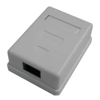 DATACOM Pojedyncze gniazdo nad płytą gipsowo-kartonową-1xRJ45, Cat5e UTP