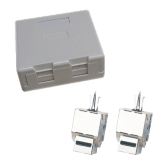 Podwójne gniazdo CAT5E STP 2xRJ45 do płyt gipsowo-kartonowych. Podwójne gniazdo CAT5E STP 2xRJ45 do płyt gipsowo-kartonowych.