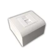 Modułowe gniazdo danych UTP CAT5E 1xRJ45 do montażu podtynkowego