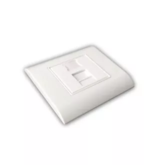 Modułowe gniazdo danych UTP CAT5E 1xRJ45 do montażu podtynkowego