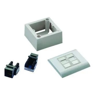 DATACOM UTP 2xRJ45 gniazdo Cat6 (podtynkowe i nadtynkowe)