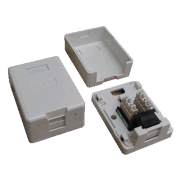 DATACOM UTP 1xRJ45 gniazdo CAT6 do tynku (pyłoszczelne)