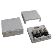 DATACOM UTP 2xRJ45 gniazdo CAT6 do tynku (pyłoszczelne)