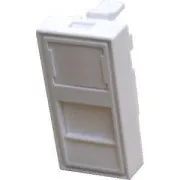 DATACOM Moduł 45x22,5mm do szyny progowej z ekranem, biały