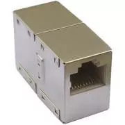 DATACOM Łącznik 2 x RJ45 STP Cat5E (srebrny)