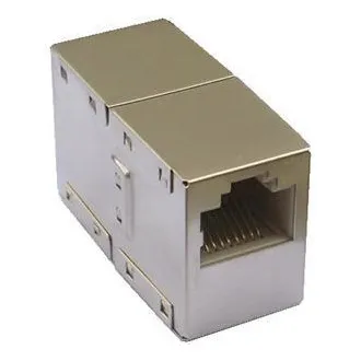 DATACOM Łącznik 2 x RJ45 STP Cat5E (srebrny) DATACOM Łącznik 2 x RJ45 STP Cat5E (srebrny)