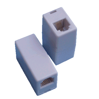 Łącznik DATACOM 2 x RJ11 (6p4c) plastikowy