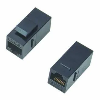 DATACOM Panel sprzęgający UTP 2 x RJ45 (8p8c) Cat5e, prosty, plastikowy DATACOM Panel sprzęgający UTP 2 x RJ45 (8p8c) Cat5e, prosty, plastikowy