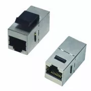 DATACOM Panel połączeniowy STP 2 x RJ45 (8p8c) Cat5e, prosty, plastikowy