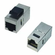 DATACOM Panel połączeniowy STP 2 x RJ45 (8p8c) Cat5e, prosty, plastikowy