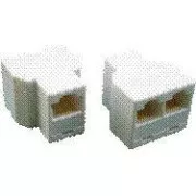 DATACOM Łącznik podwójny 3x RJ45 8p8c Cat5E (3 x żeński)
