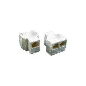 DATACOM Łącznik podwójny 3x RJ45 8p8c Cat5E (3 x żeński) DATACOM Łącznik podwójny 3x RJ45 8p8c Cat5E (3 x żeński)
