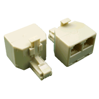 Rozgałęźnik DATACOM UTP CAT5E 3xRJ45 (8p8c-1M/2F)