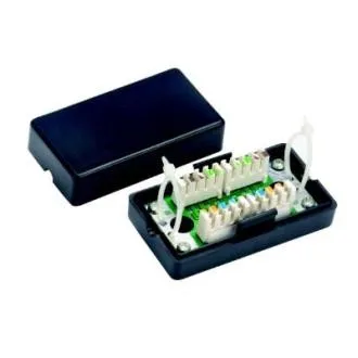 Puszka połączeniowa DATACOM UTP Cat5e (2* puszka z nacięciami) Puszka połączeniowa DATACOM UTP Cat5e (2* puszka z nacięciami)
