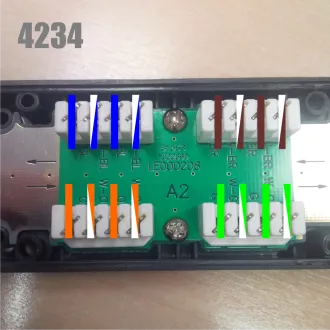 DATACOM Złącze karbowane UTP CAT6 LSA BK DATACOM Złącze karbowane UTP CAT6 LSA BK