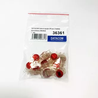 DATACOM Złącze żelowe UR na 3 kable (0,4-0,9mm) (10szt/opak.)