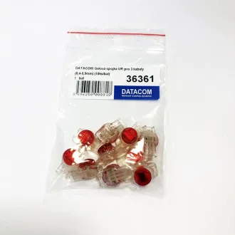 DATACOM Złącze żelowe UR na 3 kable (0,4-0,9mm) (10szt/opak.)