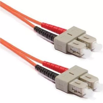 Optyczny kabel krosowy duplex SC-SC, 50/125 um MM, 10 m, OM2