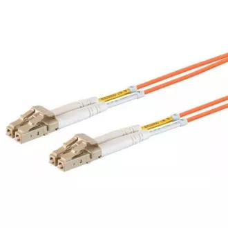 Optyczny kabel krosowy dupleks LC-LC, 50/125 um MM, 0,5 m OM2