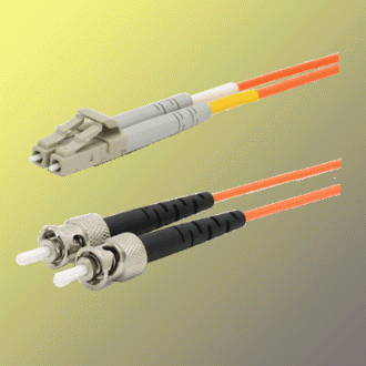 Optyczny kabel krosowy dupleks LC-ST, 50/125um MM, 3m, OM2 Optyczny kabel krosowy dupleks LC-ST, 50/125um MM, 3m, OM2