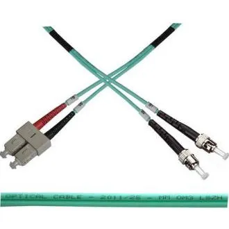 Optyczny kabel krosowy duplex SC-ST 50/125 MM 1m OM3 Optyczny kabel krosowy duplex SC-ST 50/125 MM 1m OM3