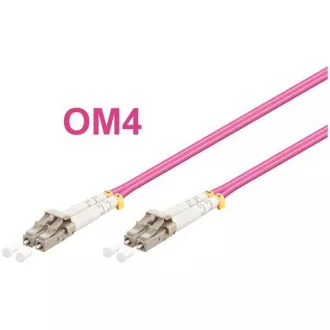 Optyczny kabel krosowy dupleks LC-LC 50/125 MM 2m OM4 Optyczny kabel krosowy dupleks LC-LC 50/125 MM 2m OM4