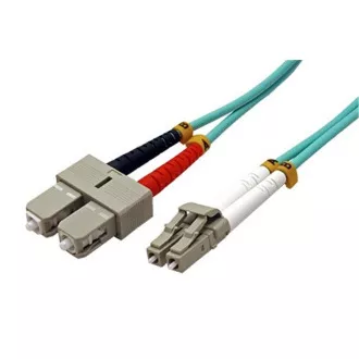 Patchcord optyczny Duplex LC-SC 50/125 2m MM OM4 Patchcord optyczny Duplex LC-SC 50/125 2m MM OM4