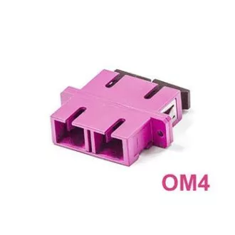 Łącznik optyczny SC/PC wielomodowy 50/125 duplex OM4 Łącznik optyczny SC/PC wielomodowy 50/125 duplex OM4