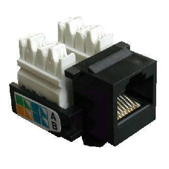 DATACOM Keystone cat5E czarny UTP