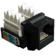 DATACOM Keystone cat5E czarny UTP