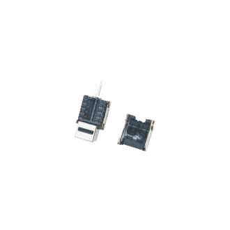 DATACOM Keystone CAT6 STP srebrny dual-mini