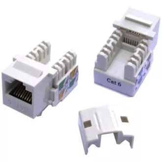 DATACOM Keystone cat6 biały UTP