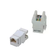 DATACOM UTP Keystone Cat6 biały Dual Slim tylne wycięcie
