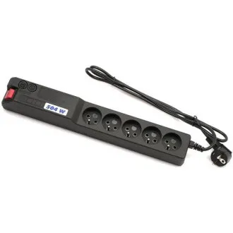 19" Acar 504WF 5x220V-3m czarny zabezpieczenie przełącznika 19" Acar 504WF 5x220V-3m czarny zabezpieczenie przełącznika