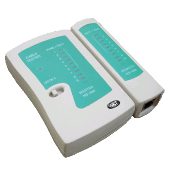 Tester kabli DATACOM LED RJ 45 / RJ 11 / RJ 12