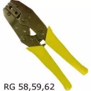 Szczypce łączące RG58/59 z grzechotką