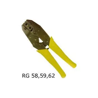 Szczypce łączące RG58/59 z grzechotką