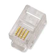 DATACOM Złącze RJ10 UTP kabel 4p4c bal.100szt