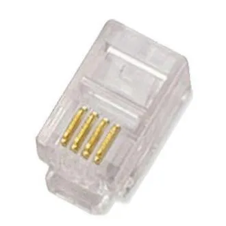 DATACOM RJ10 złącze kabla UTP 4p4c opakowanie 10 sztuk DATACOM RJ10 złącze kabla UTP 4p4c opakowanie 10 sztuk