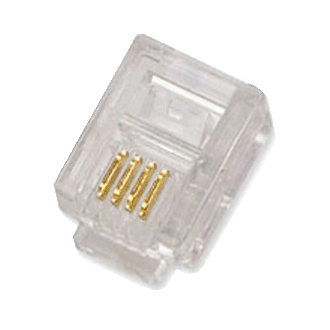 DATACOM Złącze RJ11 Kabel UTP 6p4c bal.100szt DATACOM Złącze RJ11 Kabel UTP 6p4c bal.100szt