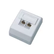 DATACOM Podwójne gniazdo UTP nad tynkiem Cat6 FA-1004