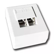 DATACOM STP podwójne gniazdo nadtynkowe Cat6 FA-1004