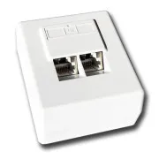 DATACOM STP podwójne gniazdo nadtynkowe Cat6 FA-1004
